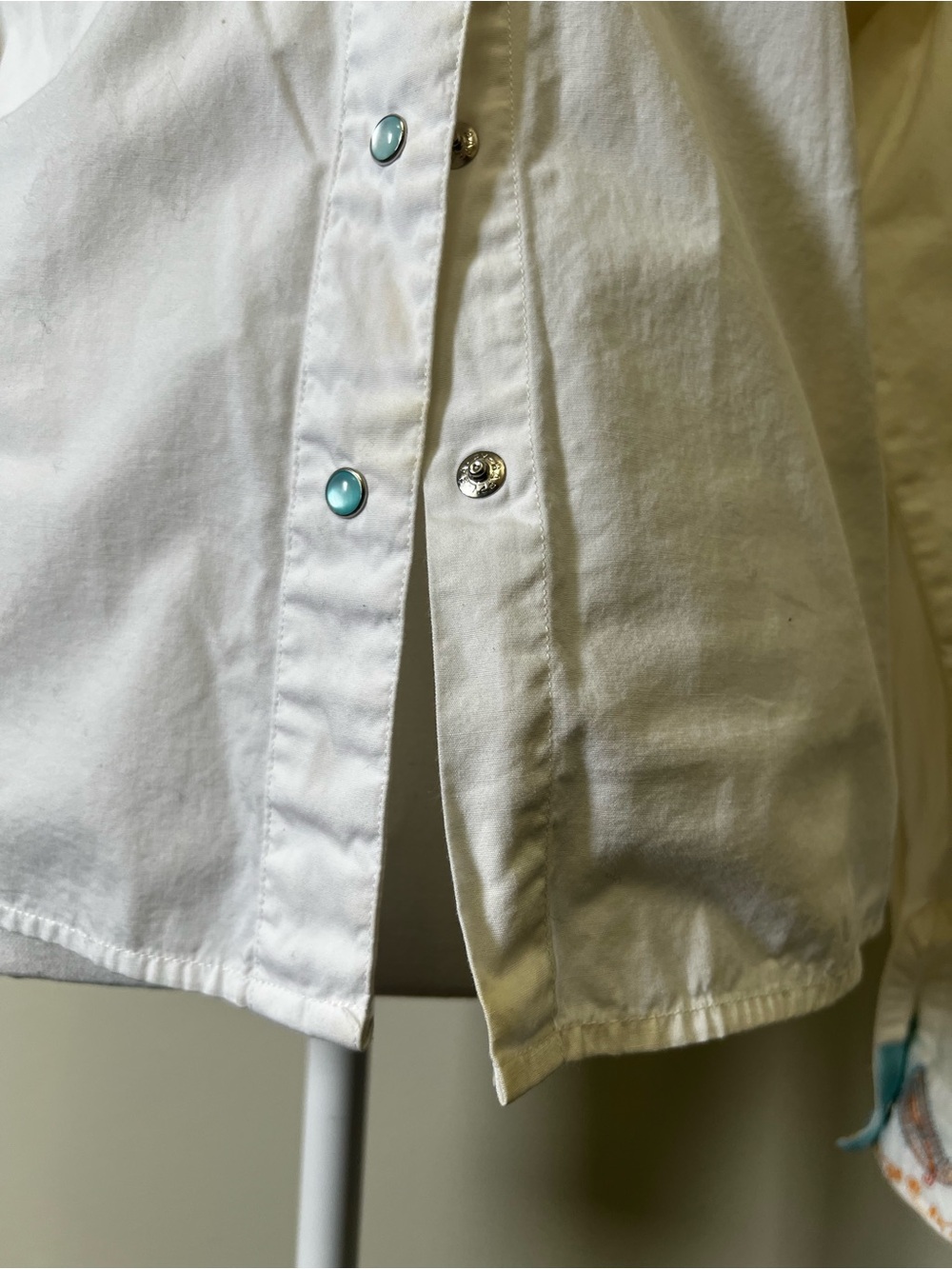Western-Style Button-Up Blouse - Picture 3 of 13